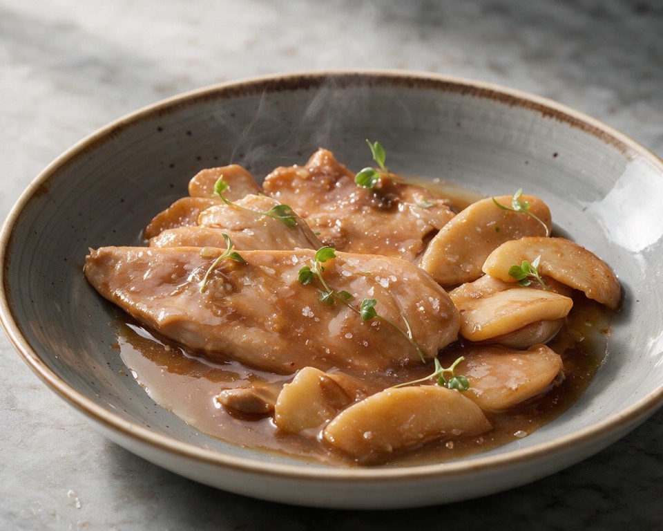 Pollo al ajillo