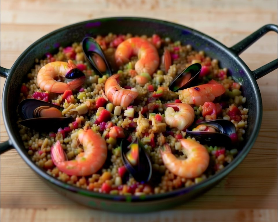 Paella casera